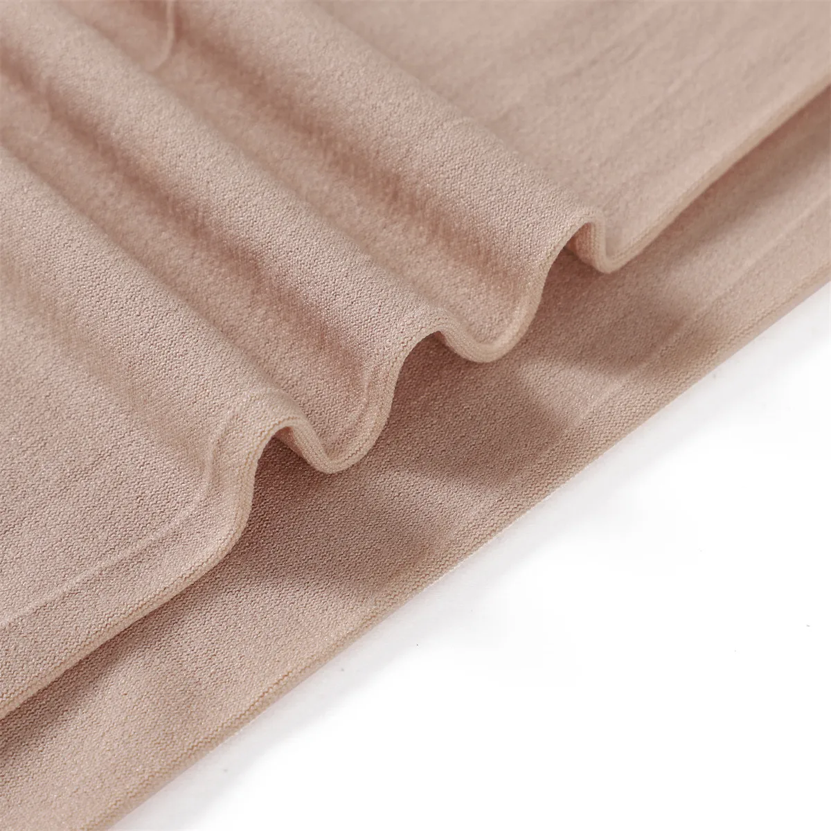 Summer Arab Women's Base Sleeve Solid Color Flat Mouth Elastic Ice Sleeve UV-resistant Thin Sun-protection Sleeve display picture 3