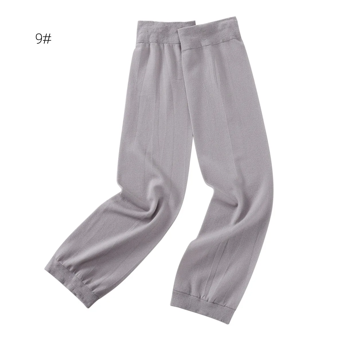 Summer Arab Women's Base Sleeve Solid Color Flat Mouth Elastic Ice Sleeve UV-resistant Thin Sun-protection Sleeve display picture 17