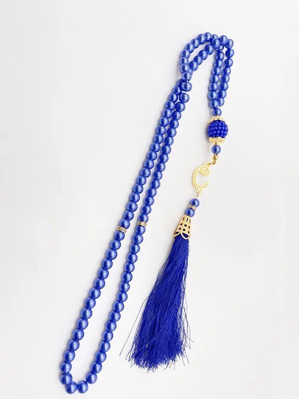 99 6-li Glass Imitation Pearl String Tassel TASBIH Rosary Beads Middle East  Wholesale Original Bracelet Pendant display picture 12