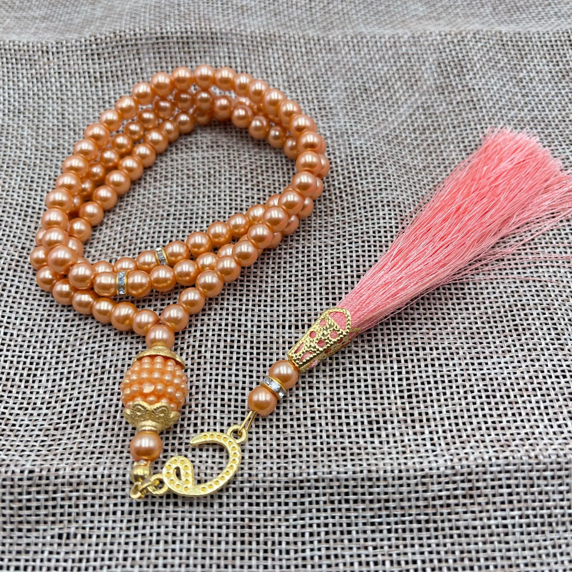 99 6-li Glass Imitation Pearl String Tassel TASBIH Rosary Beads Middle East  Wholesale Original Bracelet Pendant display picture 26