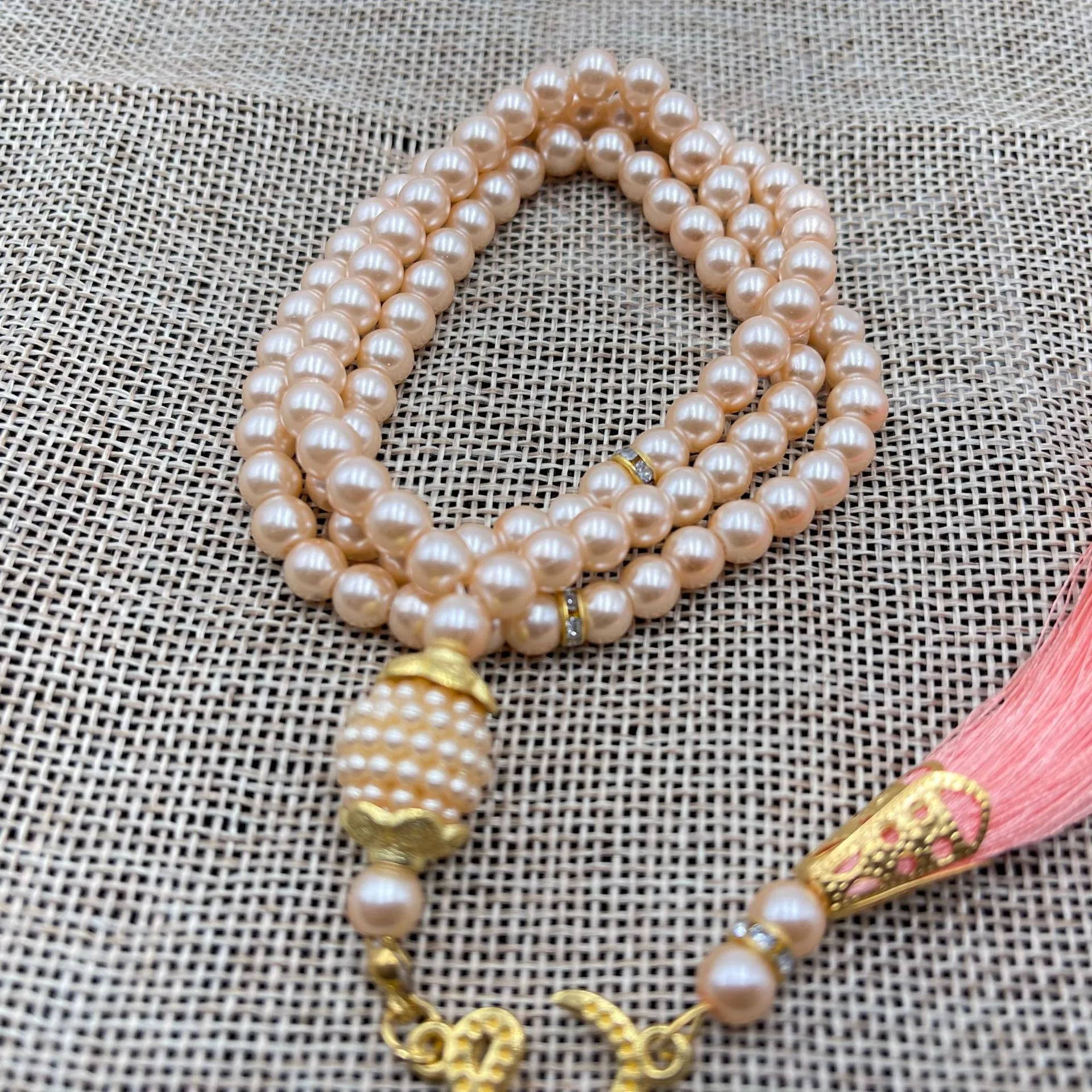 99 6-li Glass Imitation Pearl String Tassel TASBIH Rosary Beads Middle East  Wholesale Original Bracelet Pendant display picture 27