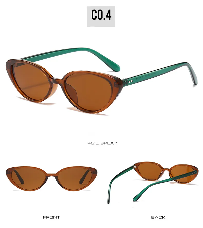 Sweet Cool Streetwear Hot Girl Style Sunglasses PC UV400 Protection Cat Eye Full Frame Glasses display picture 10