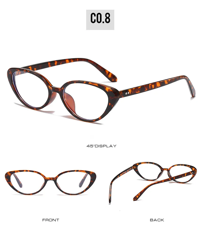 Sweet Cool Streetwear Hot Girl Style Sunglasses PC UV400 Protection Cat Eye Full Frame Glasses display picture 14