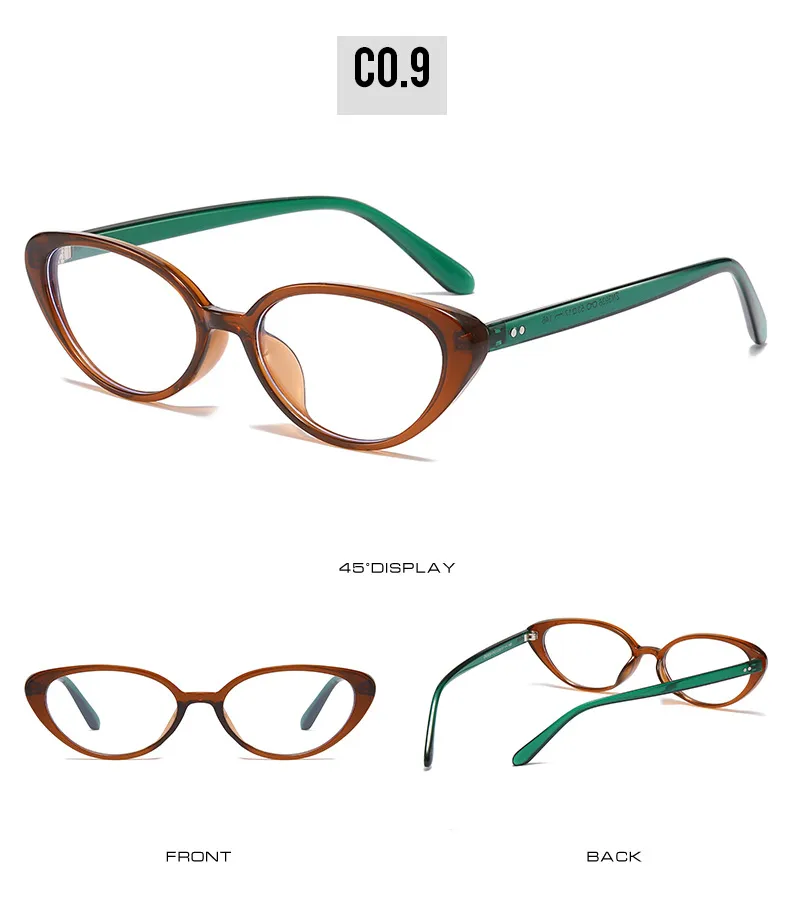 Sweet Cool Streetwear Hot Girl Style Sunglasses PC UV400 Protection Cat Eye Full Frame Glasses display picture 15