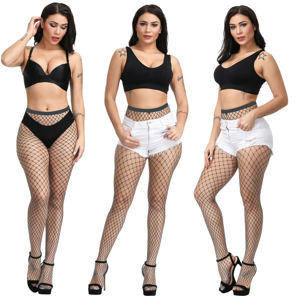 Hook Not Broken Sexy Stockings Pantyhose Bottoming Socks Non-slip White Color Net Stockings Fishnet Eye Pantyhose display picture 19