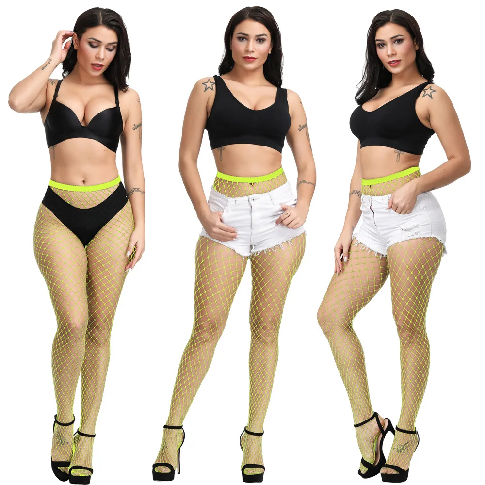 Hook Not Broken Sexy Stockings Pantyhose Bottoming Socks Non-slip White Color Net Stockings Fishnet Eye Pantyhose display picture 22