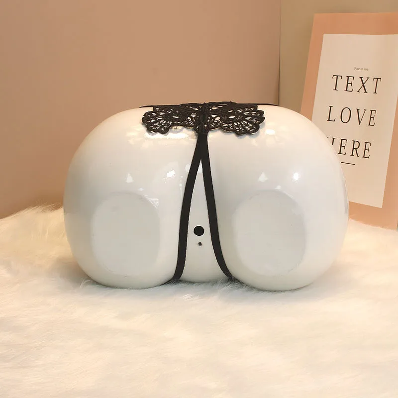 Foreign Trade Sexy Hollow Underwear Female Butterfly Element Date Convenient To Be A Man By Your Lace Open-end Support Her Thong display picture 13