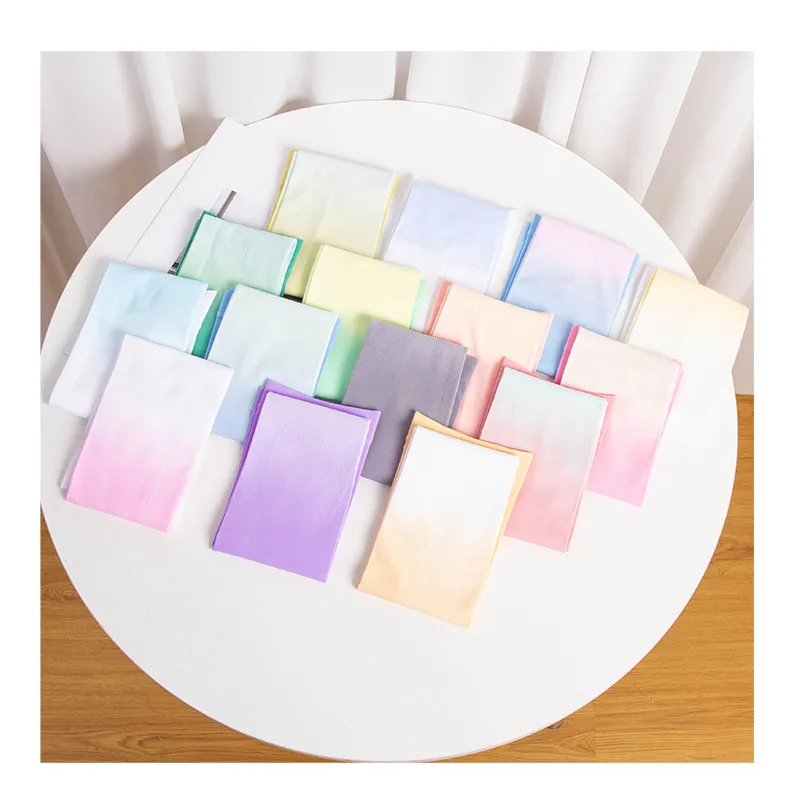 Summer  New Style Fashionable Gradient Ice Silk Sleeve Men's And Women's Sun Protection Oversleeve Outdoor Riding Printed Logo Ice Sleeve display picture 8