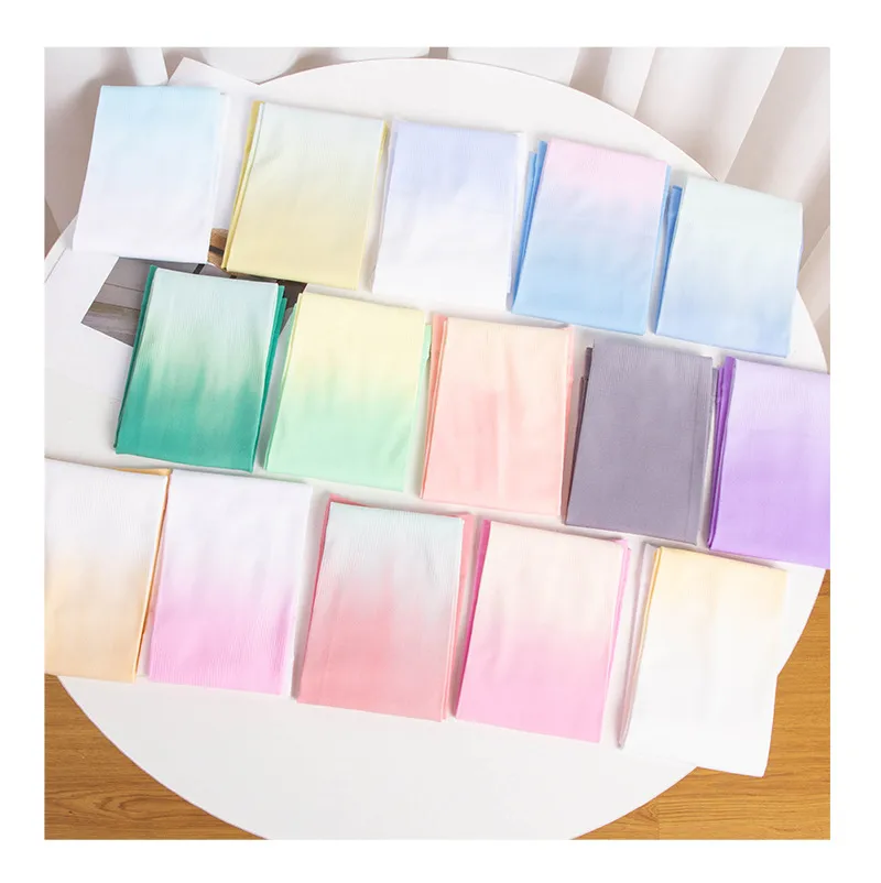 Summer  New Style Fashionable Gradient Ice Silk Sleeve Men's And Women's Sun Protection Oversleeve Outdoor Riding Printed Logo Ice Sleeve display picture 11