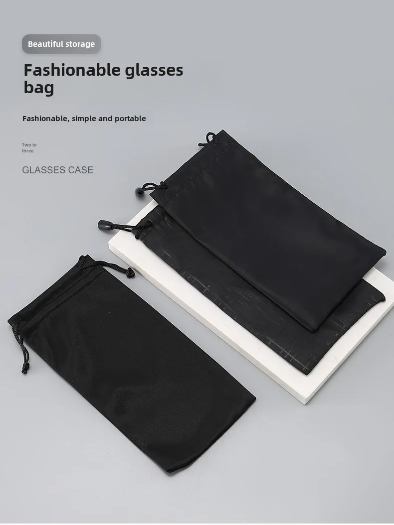 Glasses Bag Microfiber Knitted Nylon Bag Sunglasses Sunglasses Storage display picture 1