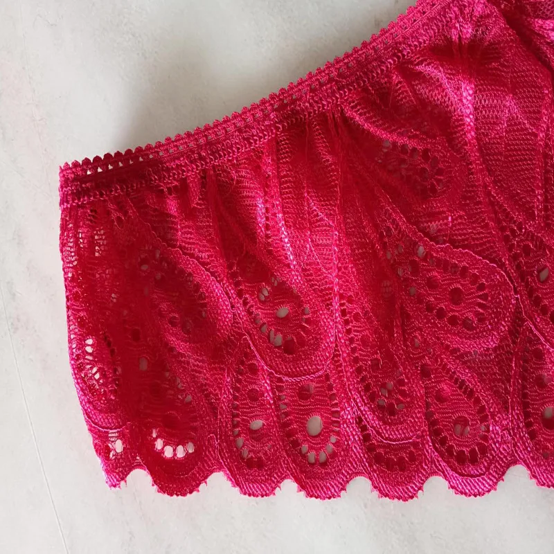 Women's Lace Underwear Sexy Sports Fun Low Waist Seamless Briefs Lace Women's Thong Foreign Trade T-pants display picture 6