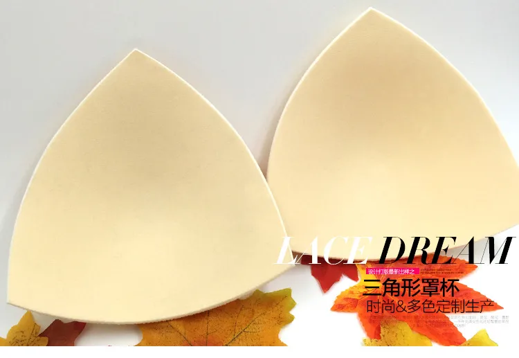 Swimsuit Triangle Sponge Cup, Breathable Regular Bra Coaster, Wedding Yoga Wholesale Small Jewelry Chest Pad display picture 1