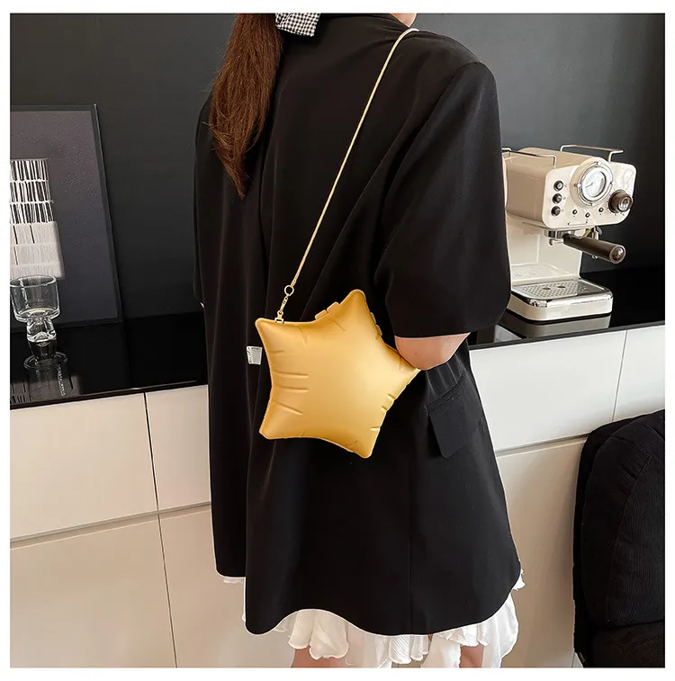 High Sense Acrylic Stars Bag  New Fashion Temperament Trend Shoulder Bag Chain Messenger Bag display picture 3