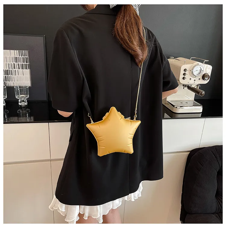High Sense Acrylic Stars Bag  New Fashion Temperament Trend Shoulder Bag Chain Messenger Bag display picture 5