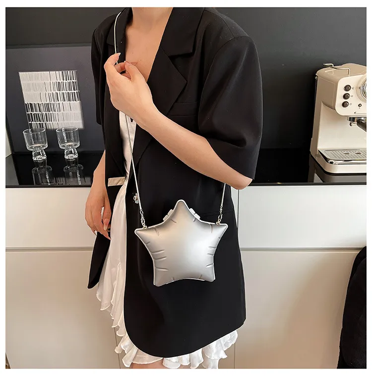 High Sense Acrylic Stars Bag  New Fashion Temperament Trend Shoulder Bag Chain Messenger Bag display picture 8