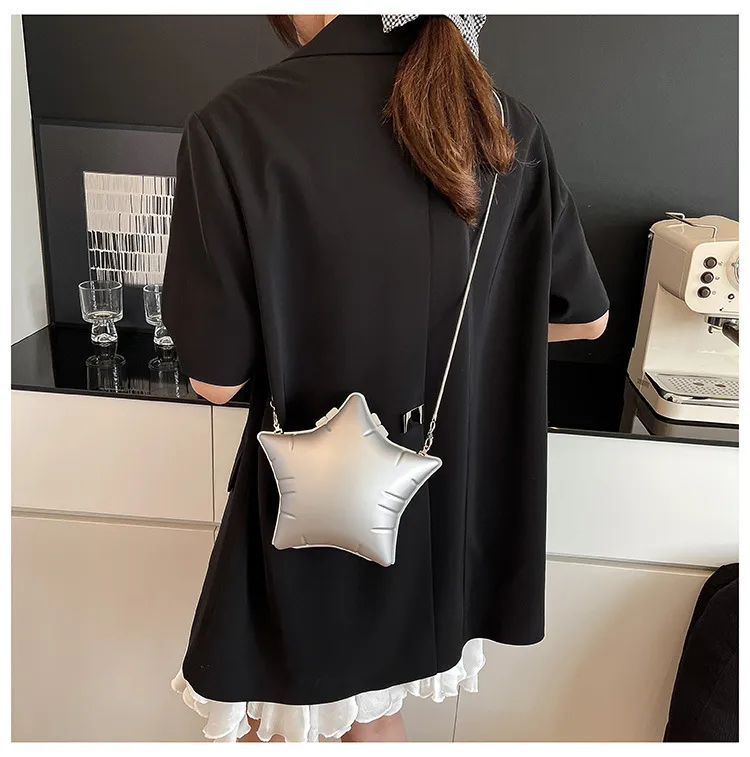 High Sense Acrylic Stars Bag  New Fashion Temperament Trend Shoulder Bag Chain Messenger Bag display picture 9