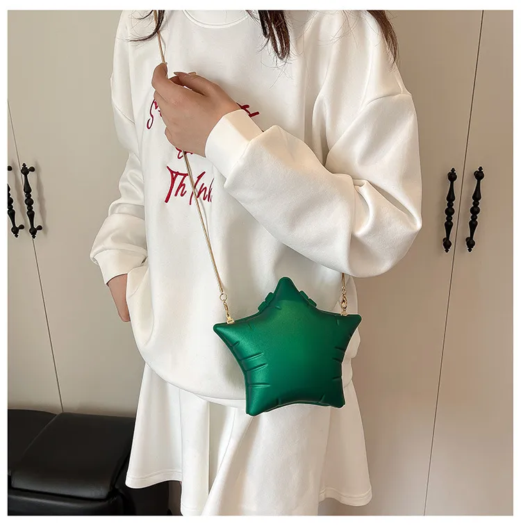 High Sense Acrylic Stars Bag  New Fashion Temperament Trend Shoulder Bag Chain Messenger Bag display picture 11