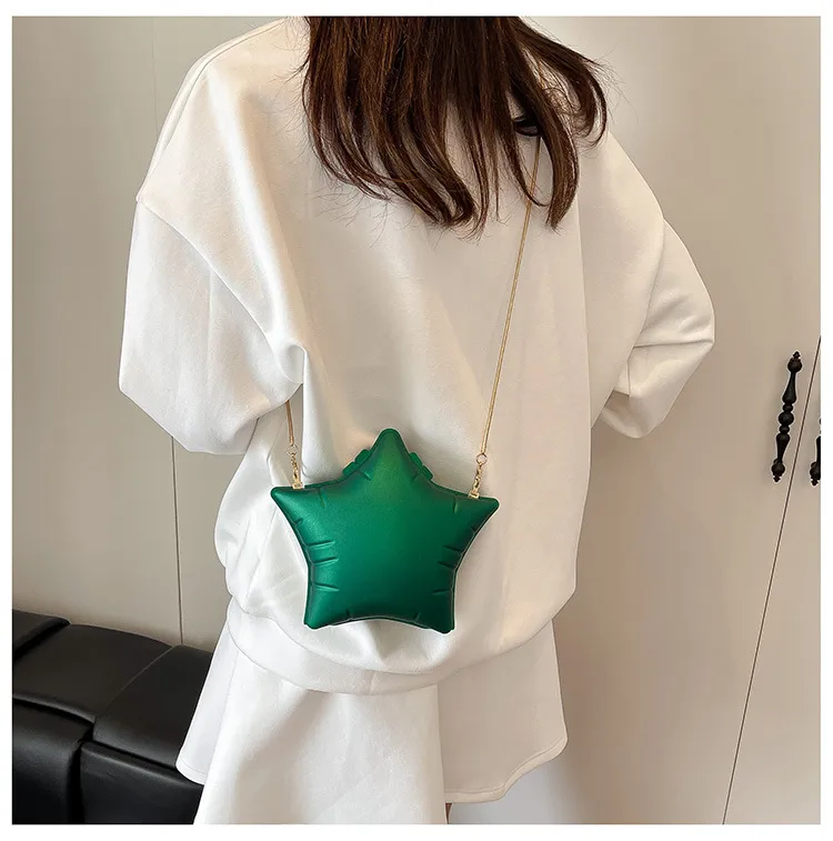High Sense Acrylic Stars Bag  New Fashion Temperament Trend Shoulder Bag Chain Messenger Bag display picture 13