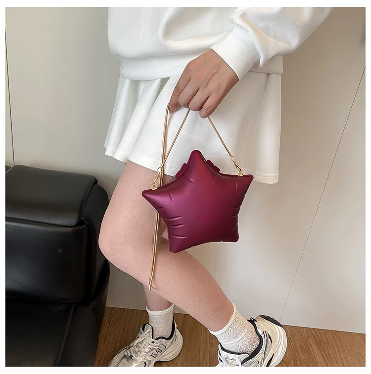 High Sense Acrylic Stars Bag  New Fashion Temperament Trend Shoulder Bag Chain Messenger Bag display picture 14