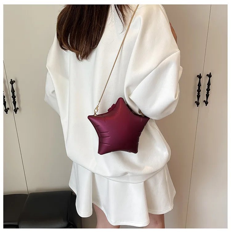 High Sense Acrylic Stars Bag  New Fashion Temperament Trend Shoulder Bag Chain Messenger Bag display picture 15