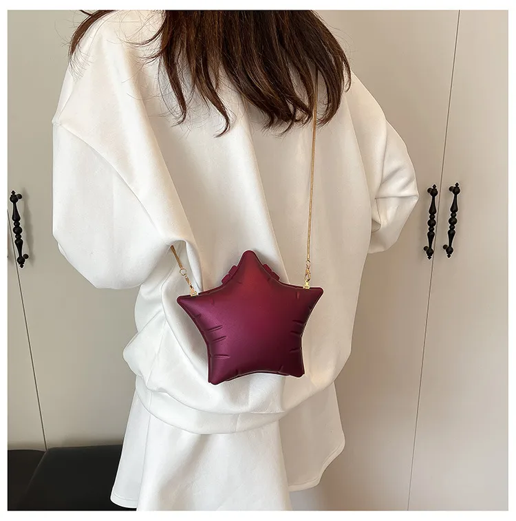 High Sense Acrylic Stars Bag  New Fashion Temperament Trend Shoulder Bag Chain Messenger Bag display picture 17