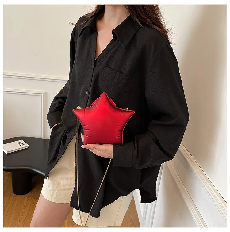 High Sense Acrylic Stars Bag  New Fashion Temperament Trend Shoulder Bag Chain Messenger Bag display picture 22