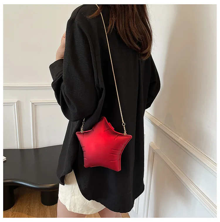High Sense Acrylic Stars Bag  New Fashion Temperament Trend Shoulder Bag Chain Messenger Bag display picture 23