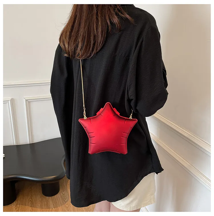 High Sense Acrylic Stars Bag  New Fashion Temperament Trend Shoulder Bag Chain Messenger Bag display picture 25