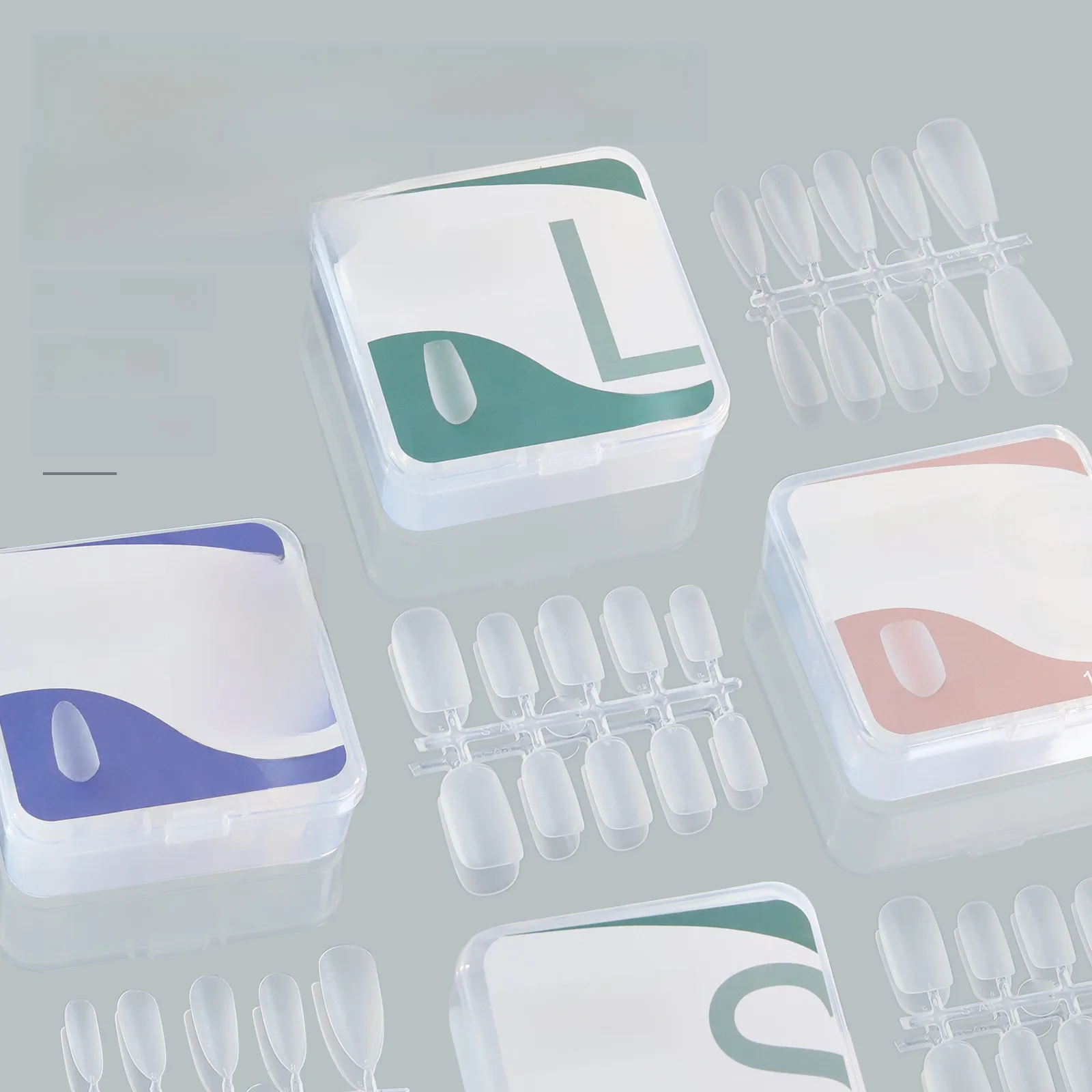 Nail Wear Nail Special Nail Tip Carving-Free Ultra-Thin Seamless Fake Nail Patch Nail Art 100 Pieces Factory Wholesale display picture 1
