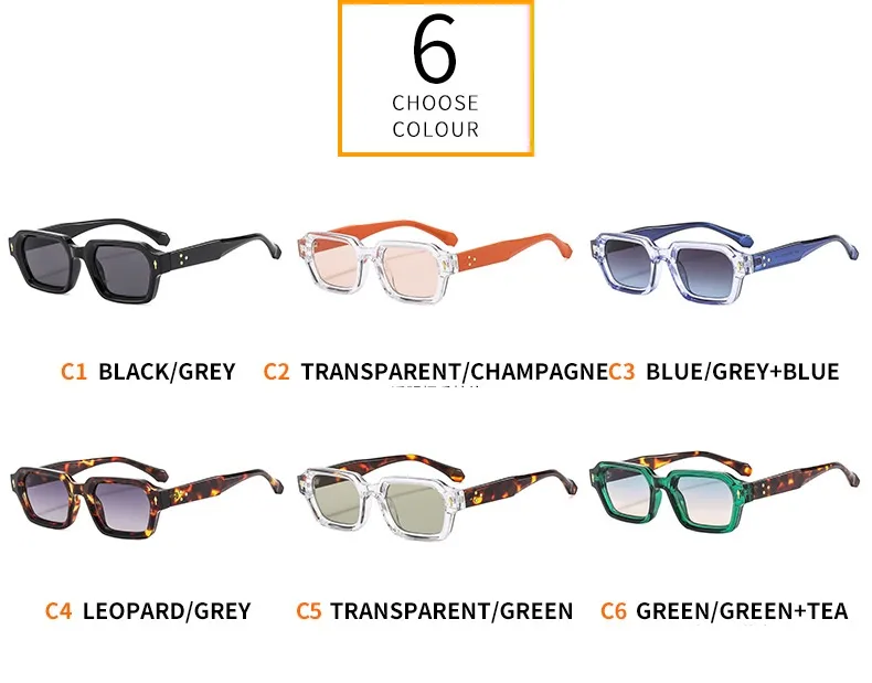 Outu New Box Fashion Sunglasses Colorful Color Matching Modern  Sunglasses 4364 display picture 6