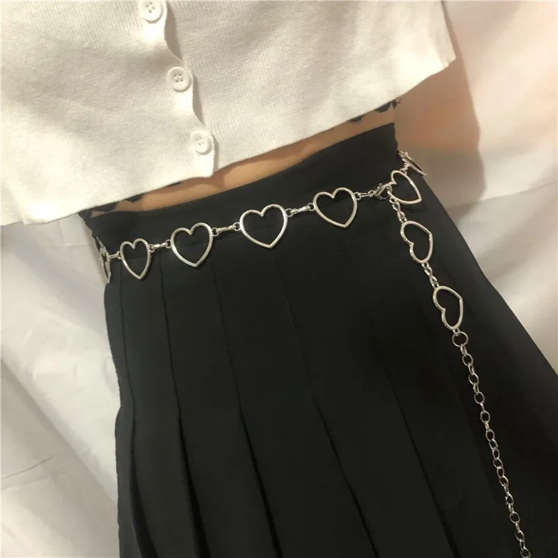 Europe And The United States  Jewelry Fashion Love Waist Chain Female Retro Metal Moon Star Pendant Body Chain Manufacturers Sales display picture 12