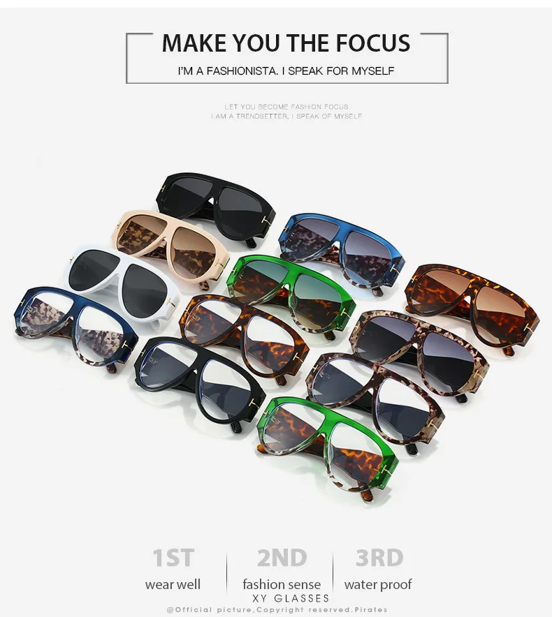 New Cross-mirror  Quality  Sunglasses Women Goggles Sunglasses Simple Men's Glasses In Stock Wholesale display picture 3