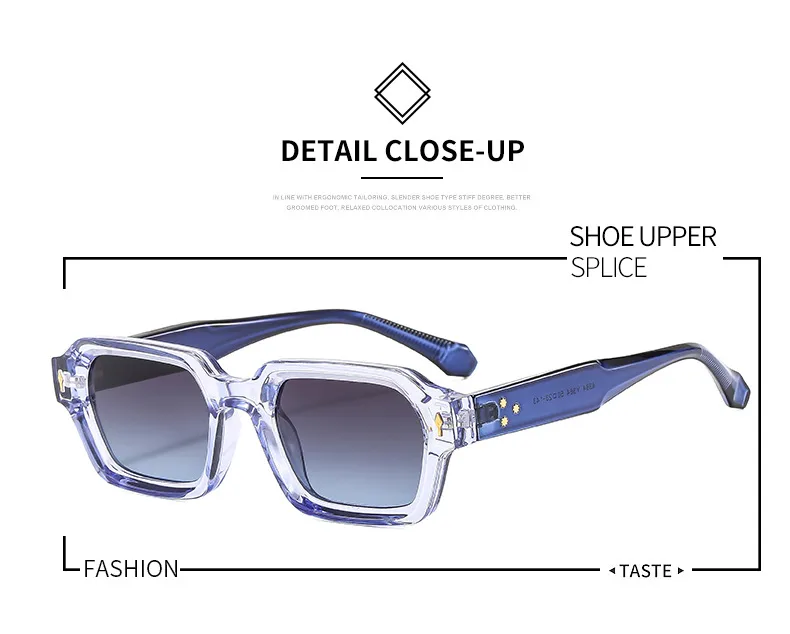 Outu New Box Fashion Sunglasses Colorful Color Matching Modern  Sunglasses 4364 display picture 2