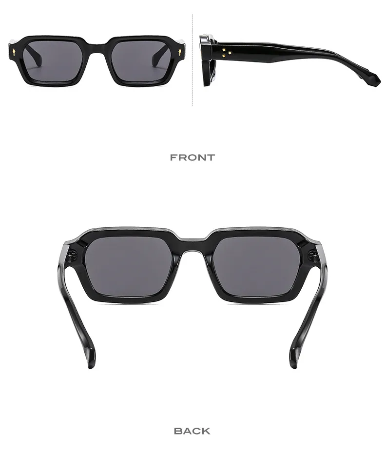 Outu New Box Fashion Sunglasses Colorful Color Matching Modern  Sunglasses 4364 display picture 9