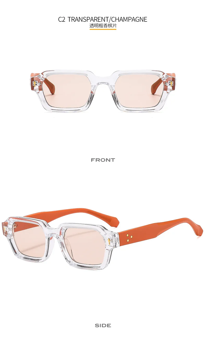 Outu New Box Fashion Sunglasses Colorful Color Matching Modern  Sunglasses 4364 display picture 10