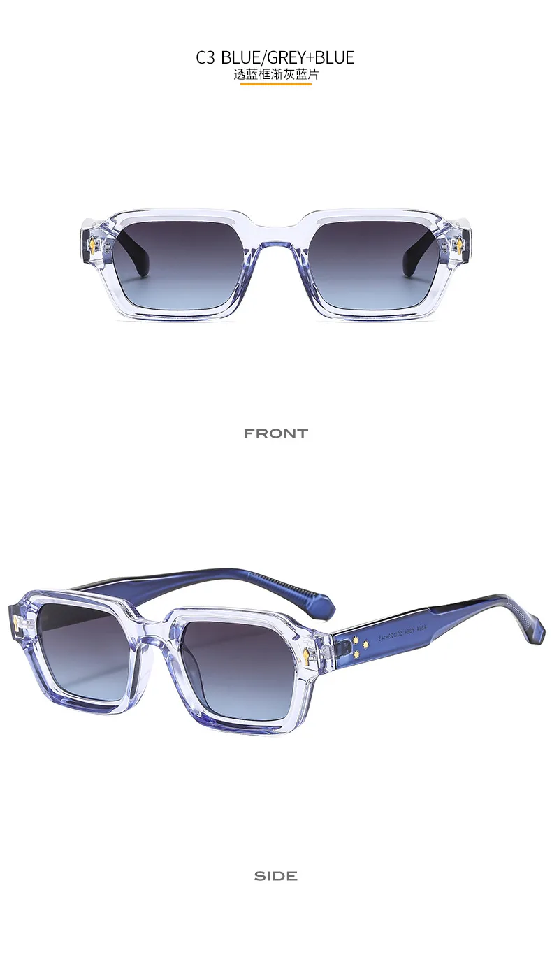 Outu New Box Fashion Sunglasses Colorful Color Matching Modern  Sunglasses 4364 display picture 11