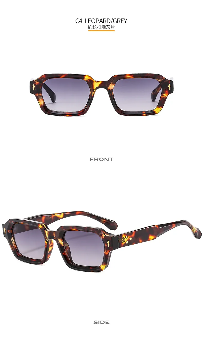 Outu New Box Fashion Sunglasses Colorful Color Matching Modern  Sunglasses 4364 display picture 12