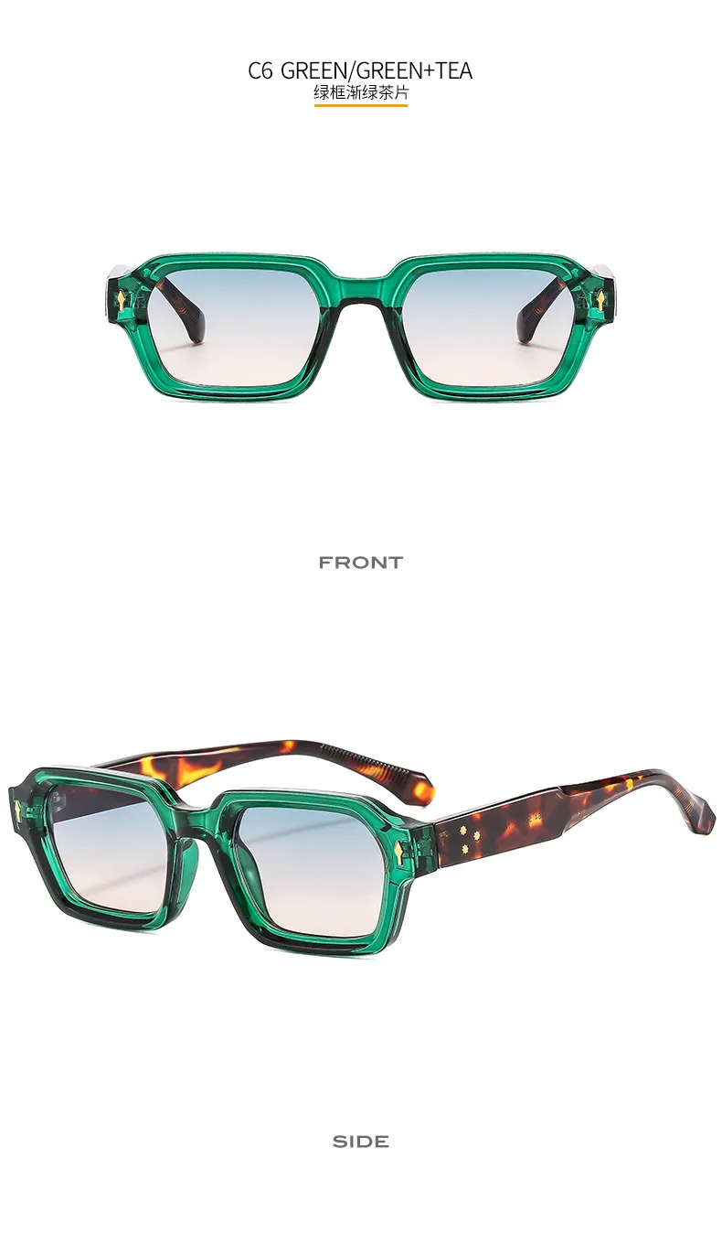Outu New Box Fashion Sunglasses Colorful Color Matching Modern  Sunglasses 4364 display picture 14