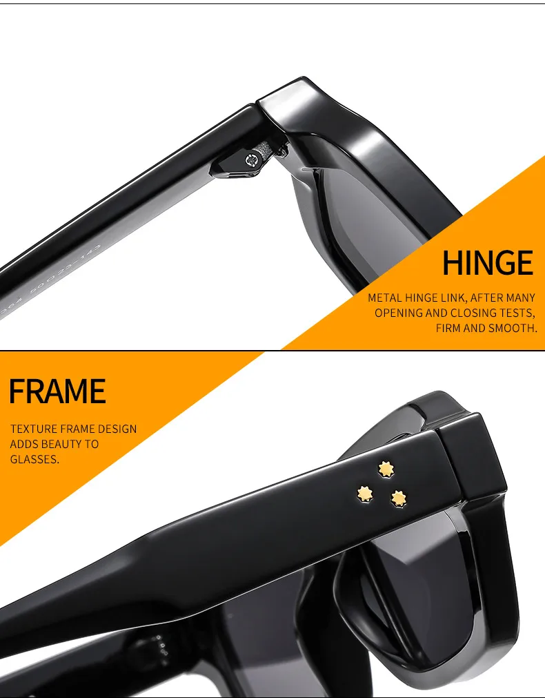 Outu New Box Fashion Sunglasses Colorful Color Matching Modern  Sunglasses 4364 display picture 16