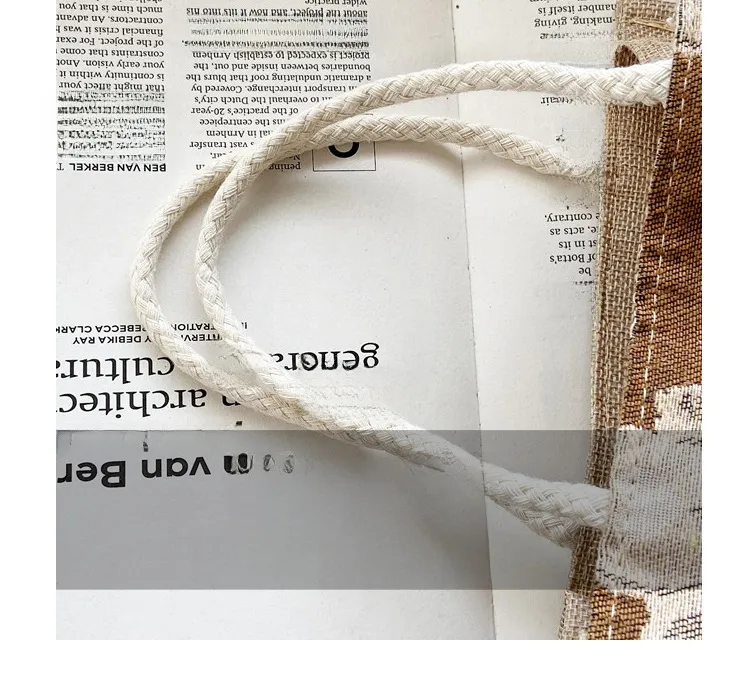 Little Bear Linen Handbag Women's Going Out Handbag  Internet Celebrity Ins New Style Small Satchel Fashionable Shoulder Bag For Students display picture 20