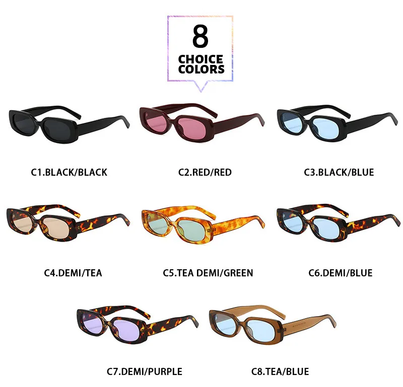 Simple Style Streetwear Geometric PC UV400 Protection Square Full Frame Glasses display picture 3