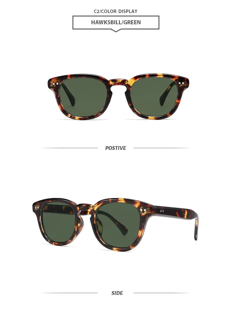Simple Style Streetwear Geometric PC UV400 Protection Round Frame Full Frame Glasses display picture 5