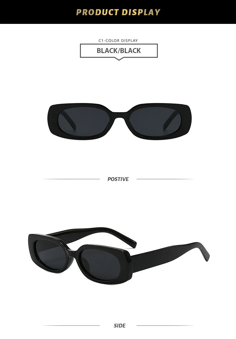 Simple Style Streetwear Geometric PC UV400 Protection Square Full Frame Glasses display picture 5