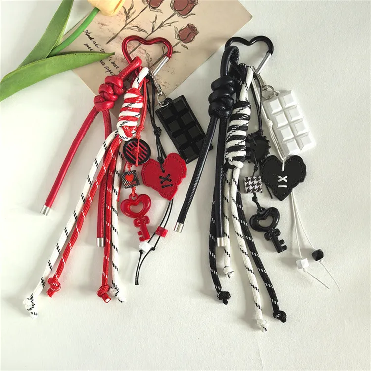 Extremely Fanfeng Miu Pendant DIY Women's Bag Accessories Macaron Color Bag Hanging Handmade Lanyard Keychain Wholesale display picture 4