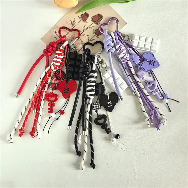 Extremely Fanfeng Miu Pendant DIY Women's Bag Accessories Macaron Color Bag Hanging Handmade Lanyard Keychain Wholesale display picture 5