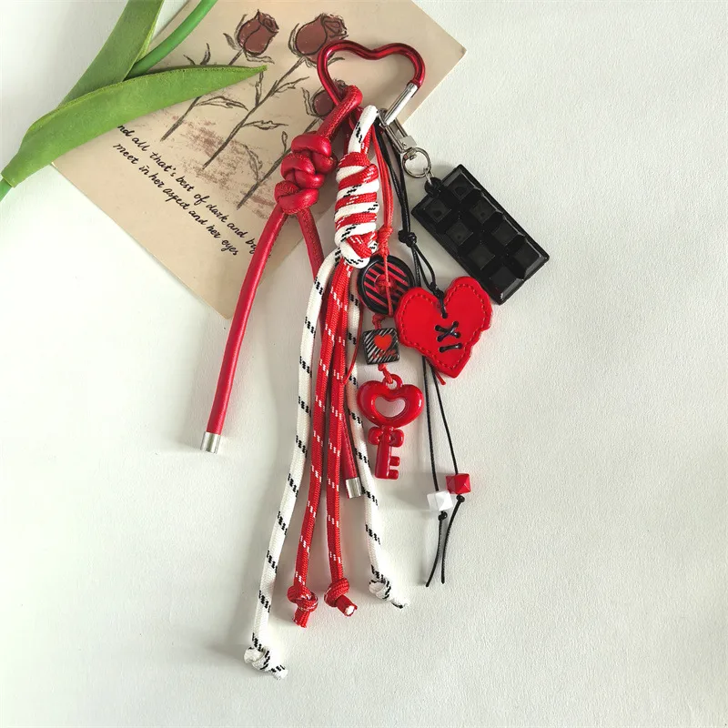 Extremely Fanfeng Miu Pendant DIY Women's Bag Accessories Macaron Color Bag Hanging Handmade Lanyard Keychain Wholesale display picture 6
