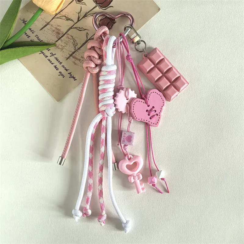 Extremely Fanfeng Miu Pendant DIY Women's Bag Accessories Macaron Color Bag Hanging Handmade Lanyard Keychain Wholesale display picture 8