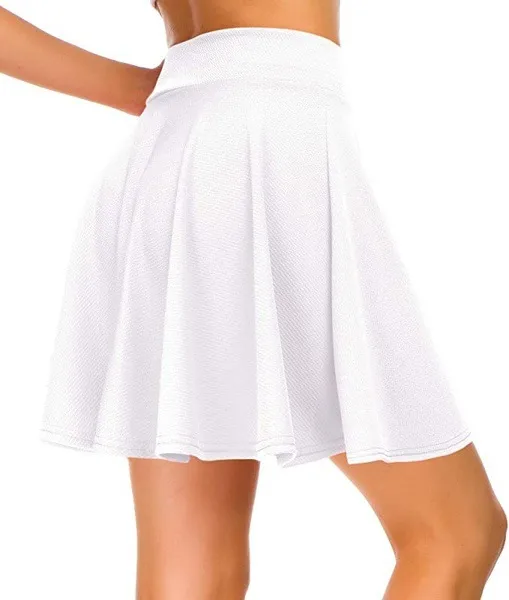 Wish  Popular Women's Basic Solid Color Casual Skirt Manufacturer display picture 3