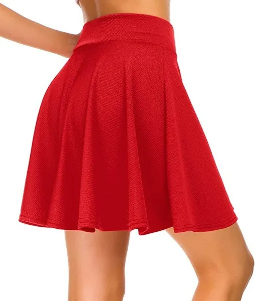 Wish  Popular Women's Basic Solid Color Casual Skirt Manufacturer display picture 6