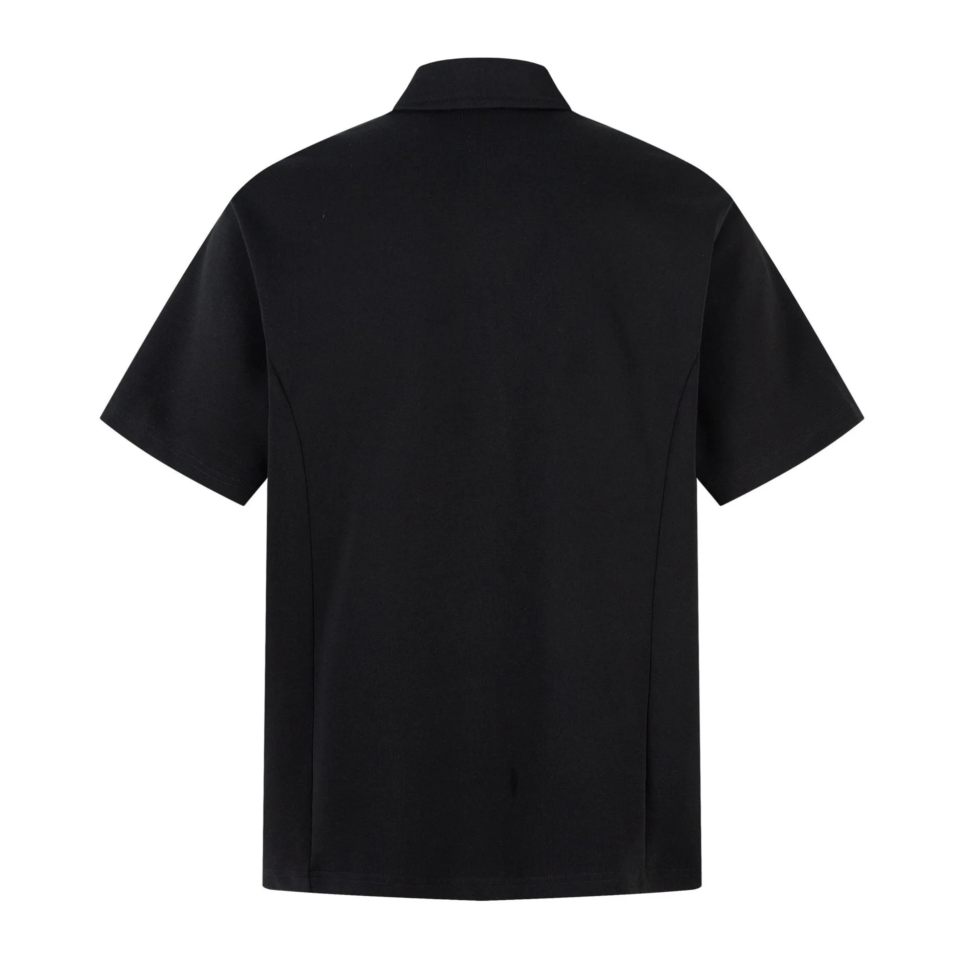 Jiayiku Men's  New Cleanfit Niche Design Zipper Shirt Summer Short-sleeved Superior Sense display picture 3